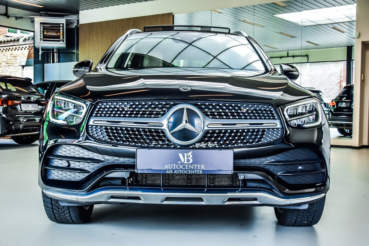Mercedes-Benz GLC 300 e 4Matic AMG-Line 09/2021 - Full Opti, Auto's, Mercedes-Benz, 0 min, Start-stop-systeem, 0 kg, Zwart