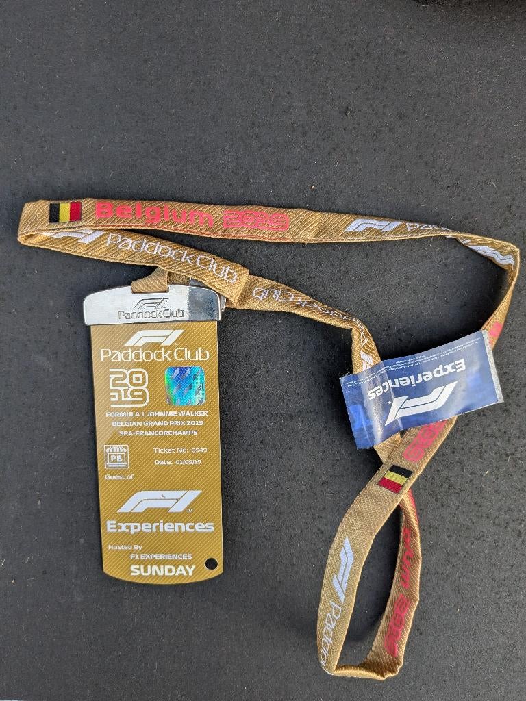 Ticket grand prix f1, Enlèvement, Comme neuf