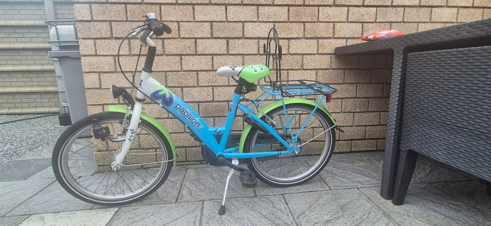 20inche meisjesfiets, Ophalen