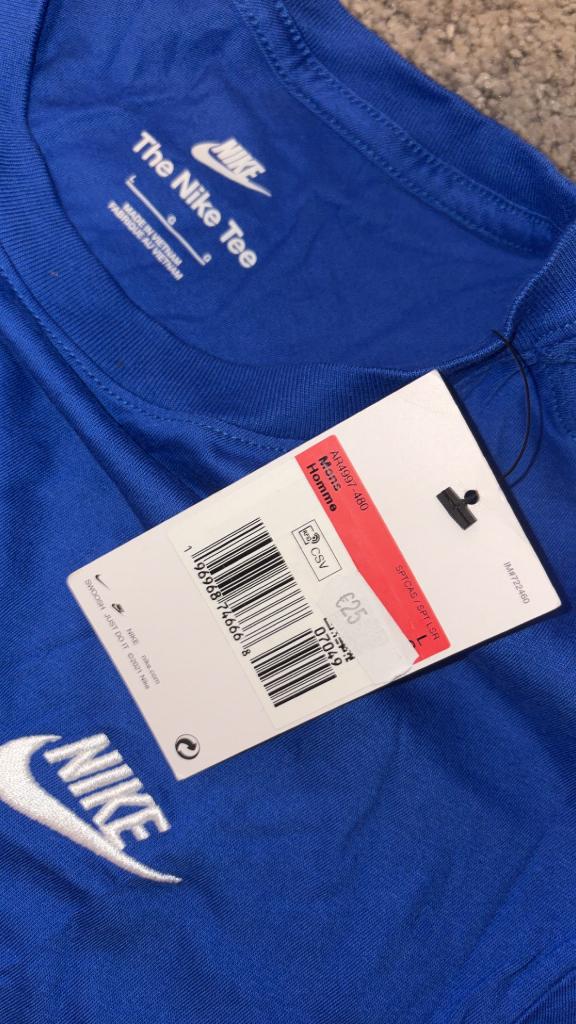 T-shirt Nike, Kleding | Heren, T-shirts, Ophalen, Maat 52/54 (L), Blauw, Nike
