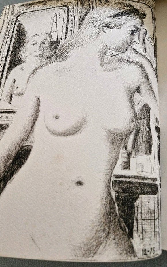 Œuvre grave Paul Delvaux, Antiquités & Art, Art | Lithographies & Sérigraphies, Enlèvement