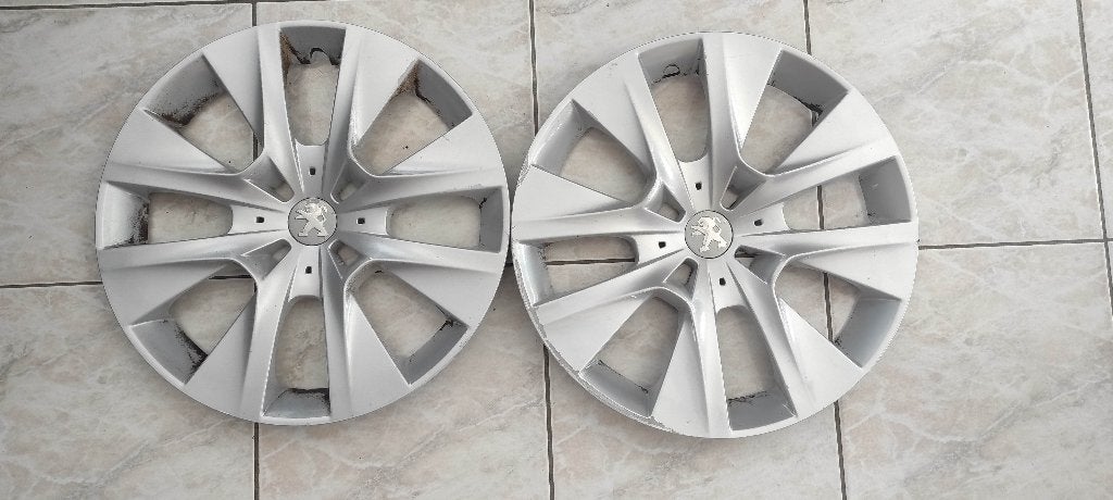Wieldoppen wieldeksel Peugeot 15 INCH, Ophalen of Verzenden, Gebruikt