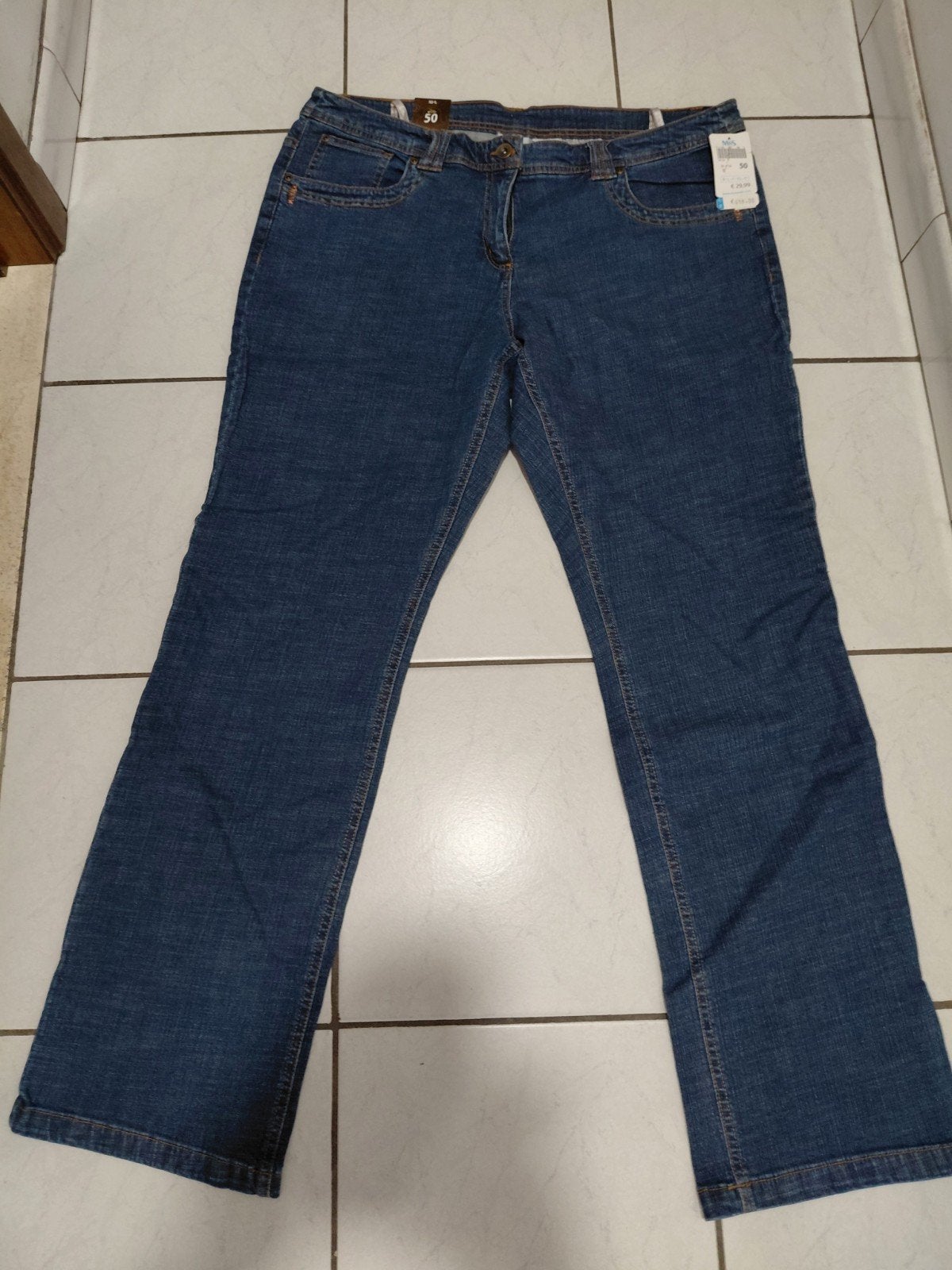 Vrouwen- dames jeans broeken maat 50., Ophalen