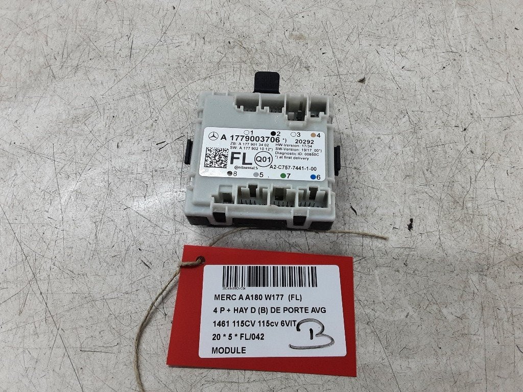 UNITE ELECTRONIQUE Mercedes-Benz A (177.0) (A1779003706), Autos : Pièces & Accessoires, Mercedes-Benz, Mevr. I. Hauben, Utilisé
