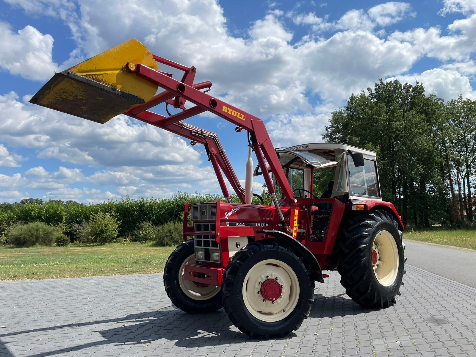 International IHC 644 Allrad 4wd Oldtimer Tractor NIEUWSTAAT, Enlèvement
