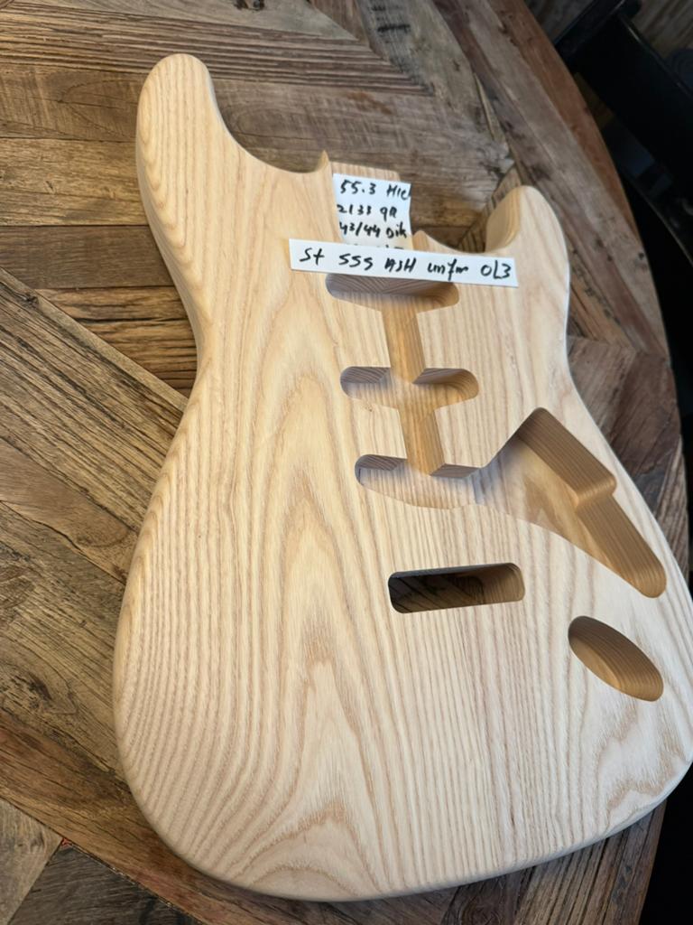 Stratocaster Ash body unfinished “ OL 3, Verzenden, Nieuw