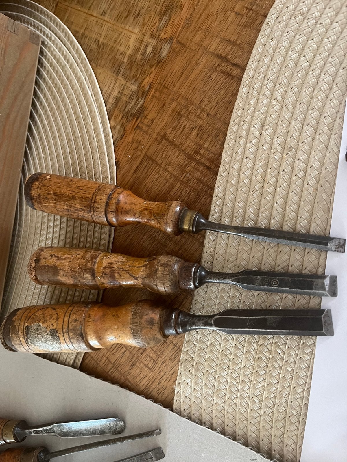 Beitels 3 stuks, Antiek en Kunst, Verzenden