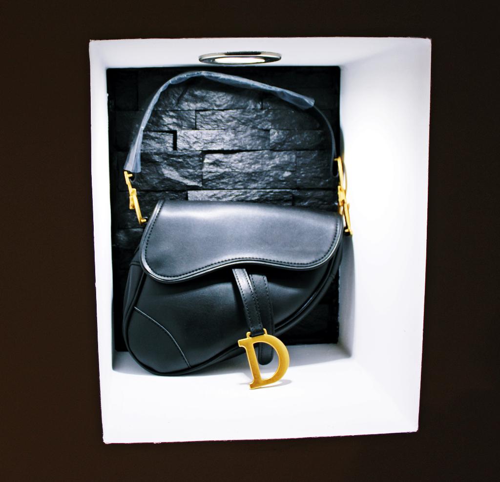 C.h.r.i.s.t.i.a.n D.I.O.R BAG - Saddle TAS, Enlèvement ou Envoi, Neuf, Noir, Sac à main
