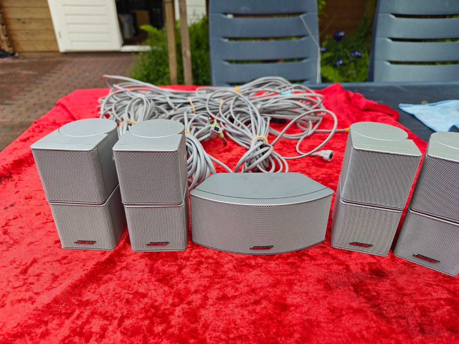 Bose Jewel luidsprekers 5x met gratis luidsprekerkabels 5x, Ophalen of Verzenden