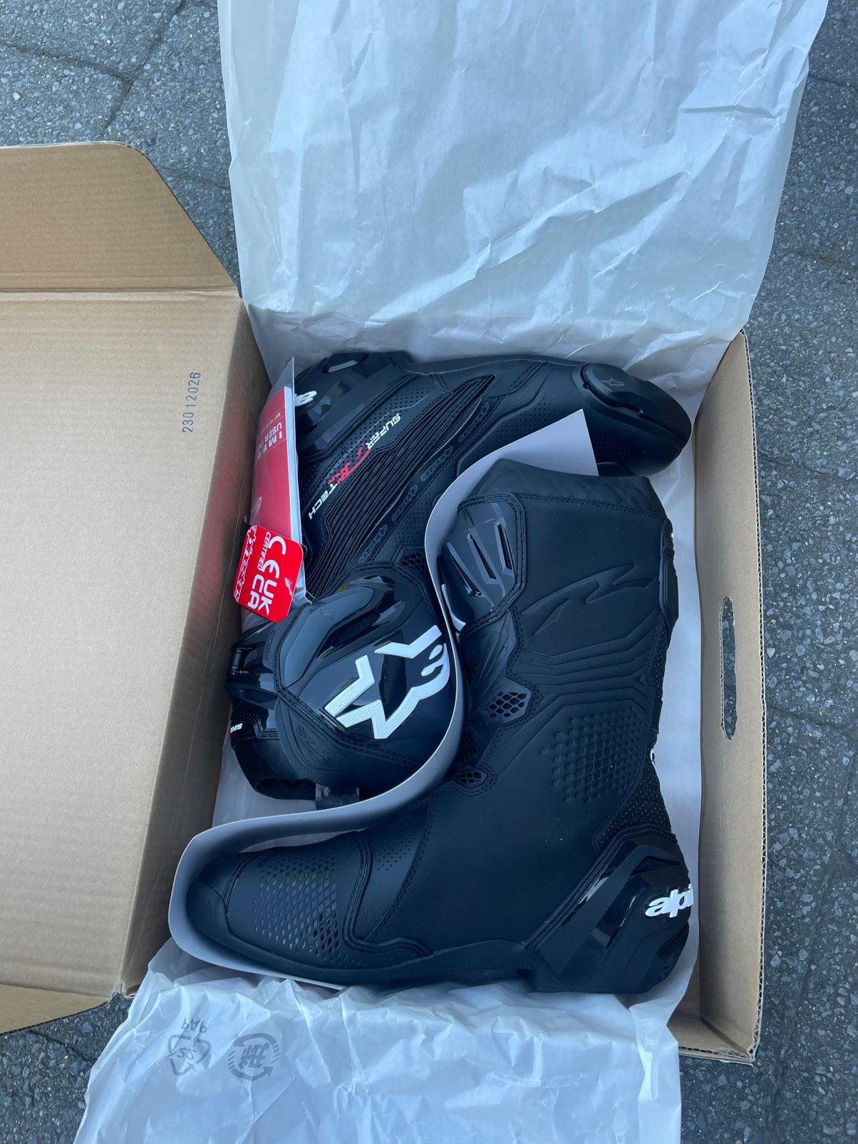 Alpinestars Supertech R Vented, Motoren, Kleding | Motorkleding, Ophalen, Nieuw met kaartje, Laarzen