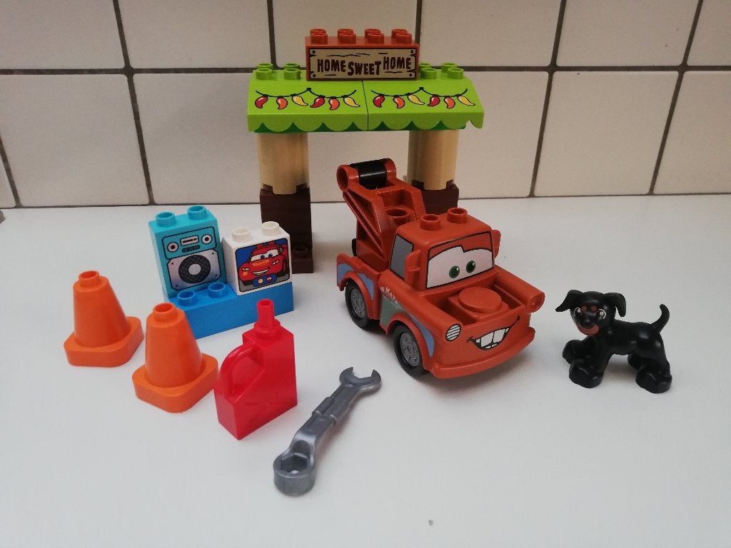 duplo 10856 cars takelautootje, Ophalen of Verzenden, Compleet, Duplo