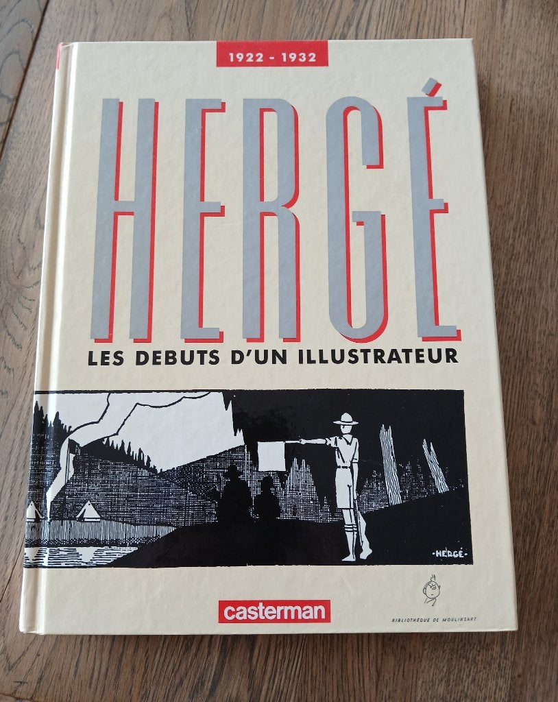 Boek „Hergé het begin van een illustrator 1922-1932", Ophalen, Zo goed als nieuw, Hergé.