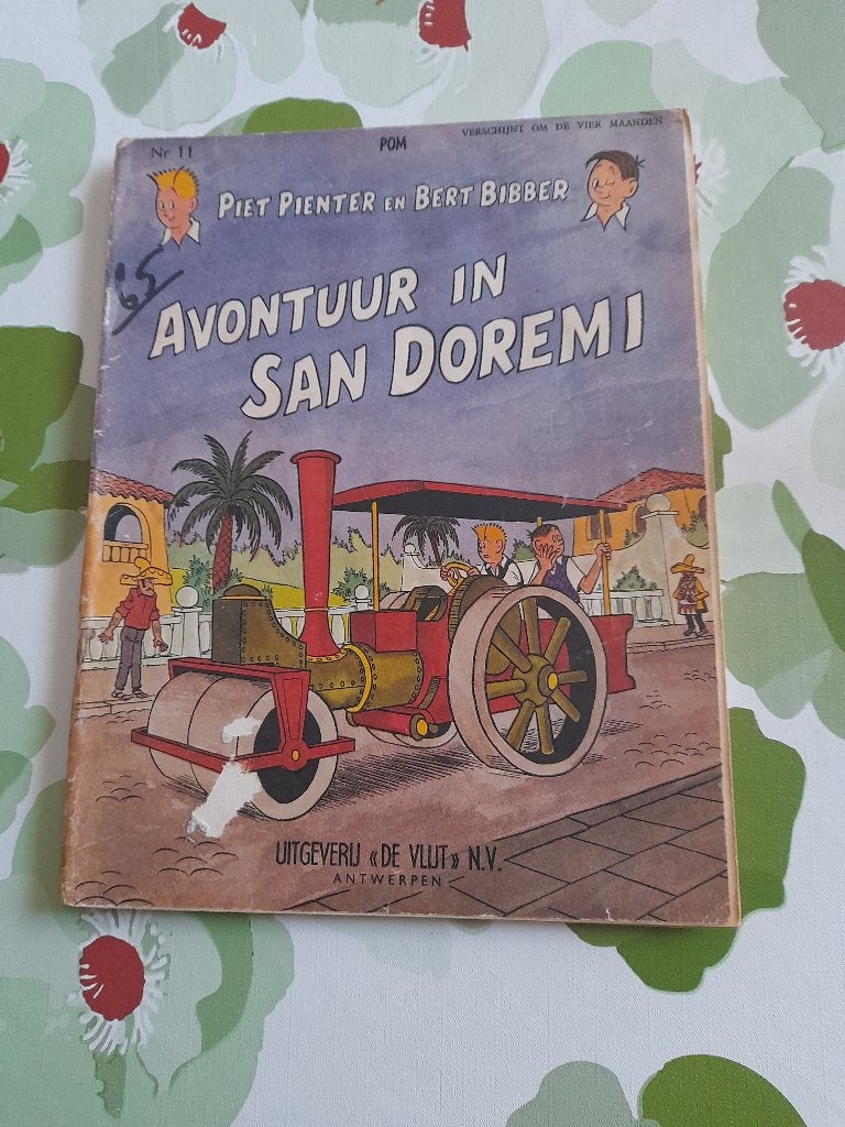 Piet Pienter en Bert Bibber nr 11 eerste druk 1959, Enlèvement ou Envoi, Utilisé