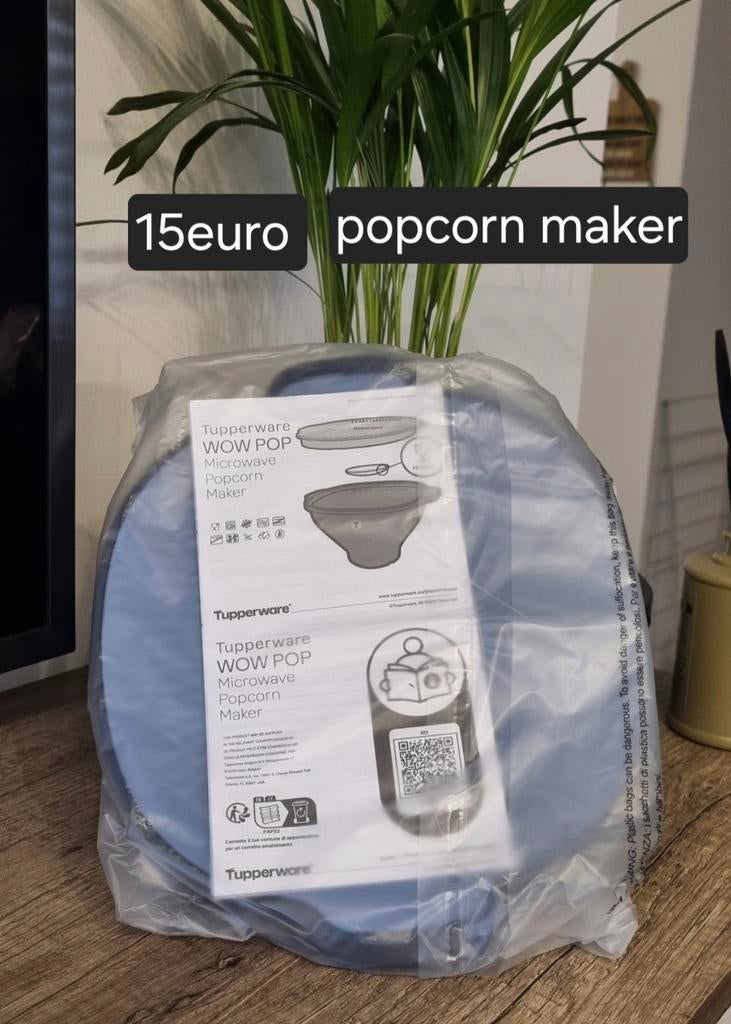 Tupperware popcorn maker Nieuw 15euro, Ophalen of Verzenden