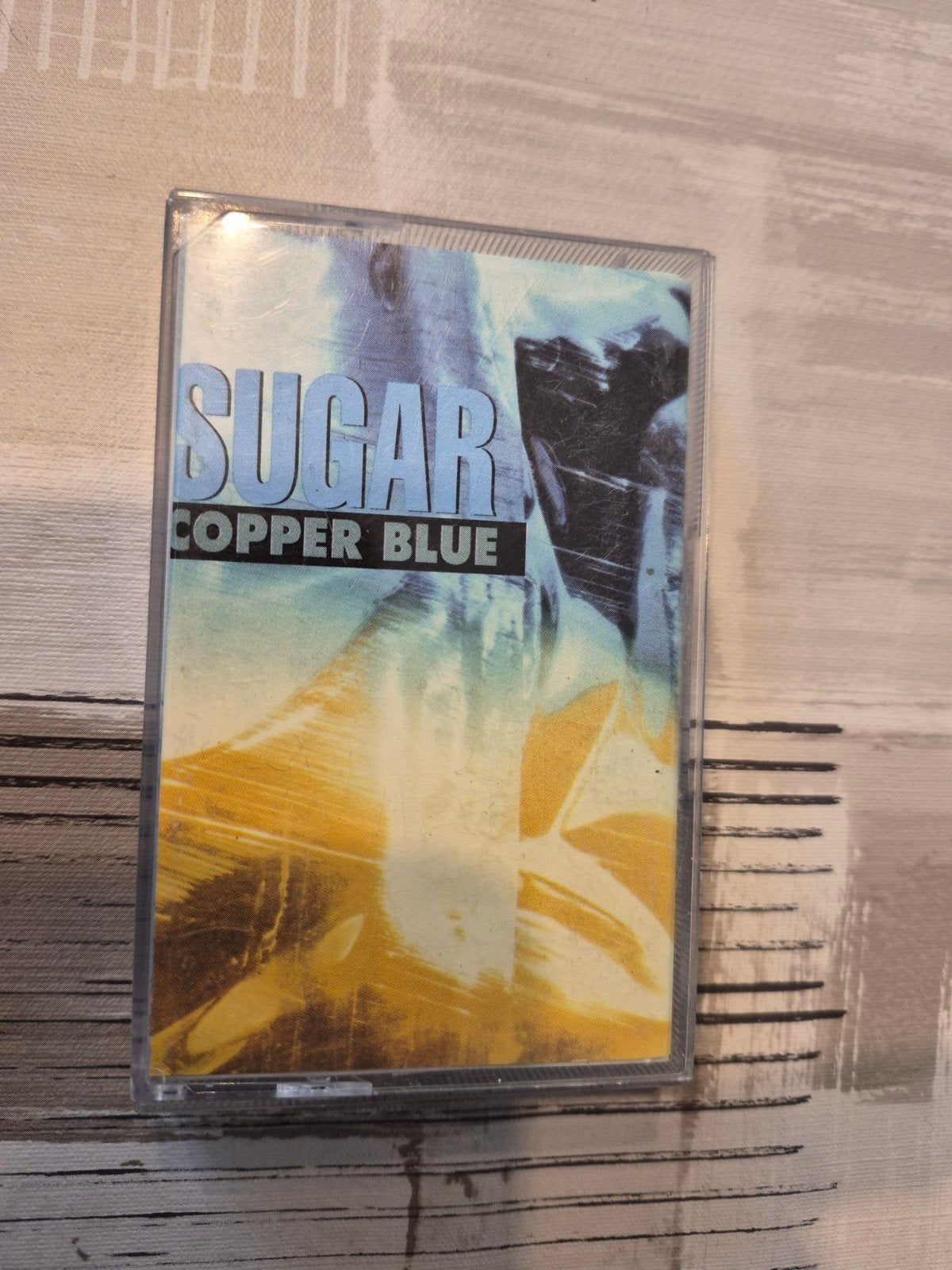 Sucre ; cassette bleu cuivré, Enlèvement ou Envoi