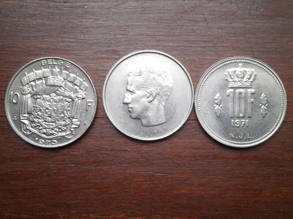 Pièce de 10 francs belge 1976 aussi 1 pièce 10 francs, Enlèvement ou Envoi