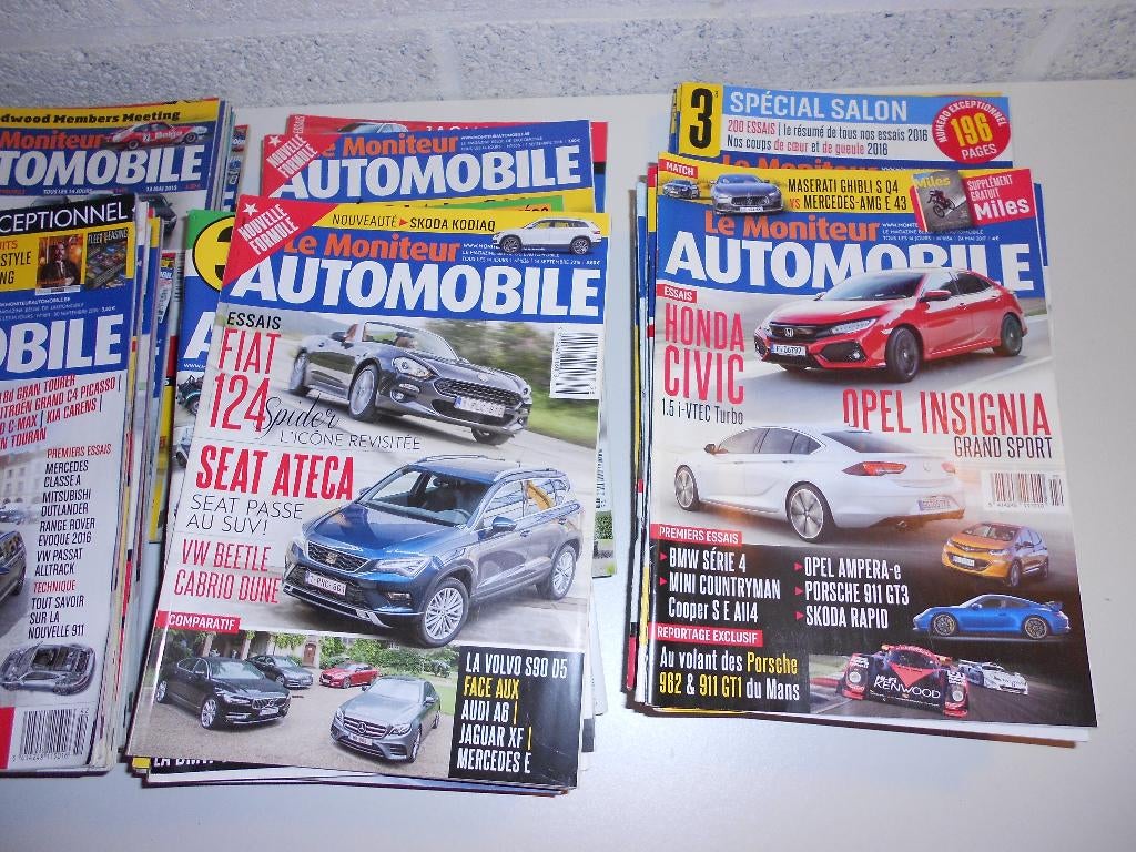 moniteur automobile - lot de 77 revues, Enlèvement, Utilisé