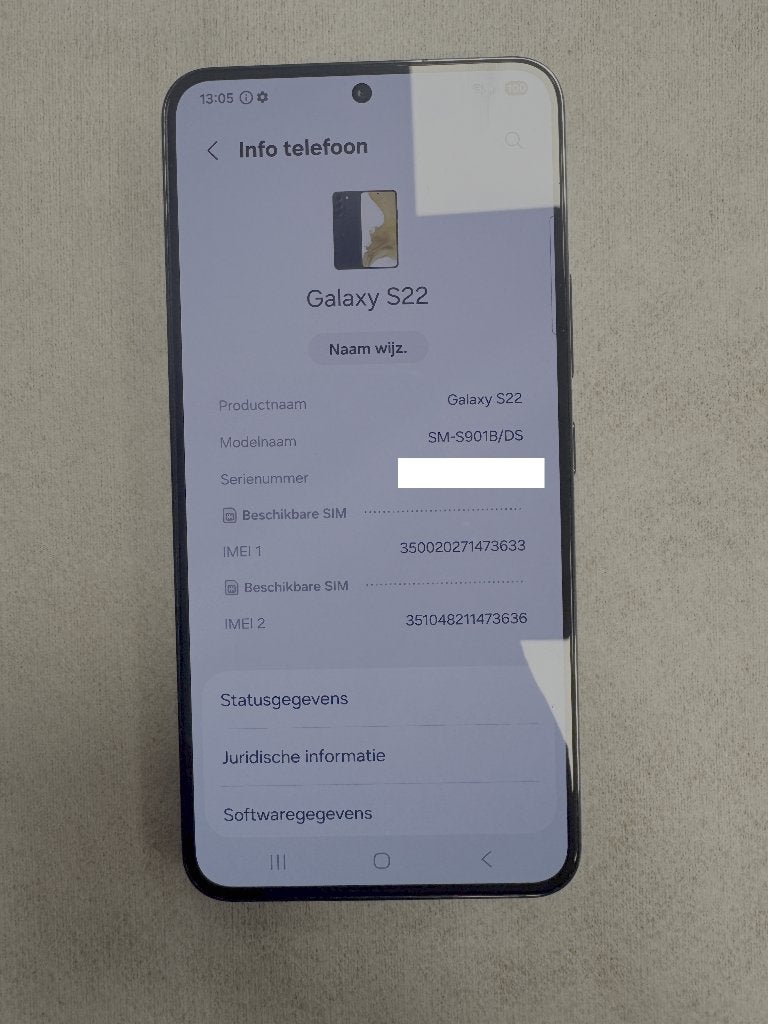 Samsung S22 SM-S901B/DS - zeer goede staat, Telecommunicatie, Mobiele telefoons | Samsung, 128 GB, Ophalen of Verzenden, Zo goed als nieuw