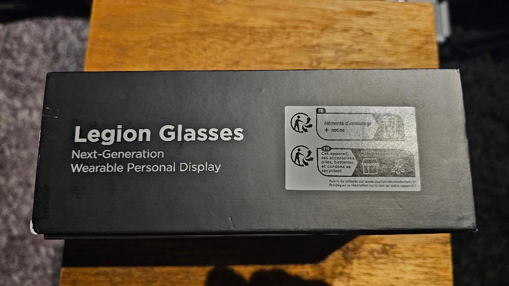 LENOVO AR 6561y Legion glasses, Informatique & Logiciels, Moniteurs, Gaming, Autres types, Full HD, Comme neuf
