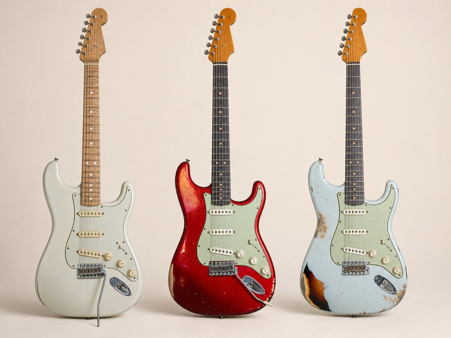 3x Fender Custom Shop Stratocaster NAMM 2022, Musique & Instruments, Instruments à corde | Guitares | Électriques, Enlèvement ou Envoi
