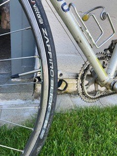 retro koersfiets fiets ludo met recht stuur, Fietsen en Brommers, Ophalen, 28 inch, Gebruikt, 10 tot 15 versnellingen