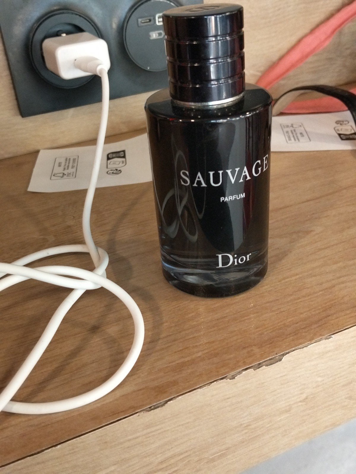 parfums Dior sauvage 80ml, Enlèvement, Comme neuf, Bouteille de parfum, Plein
