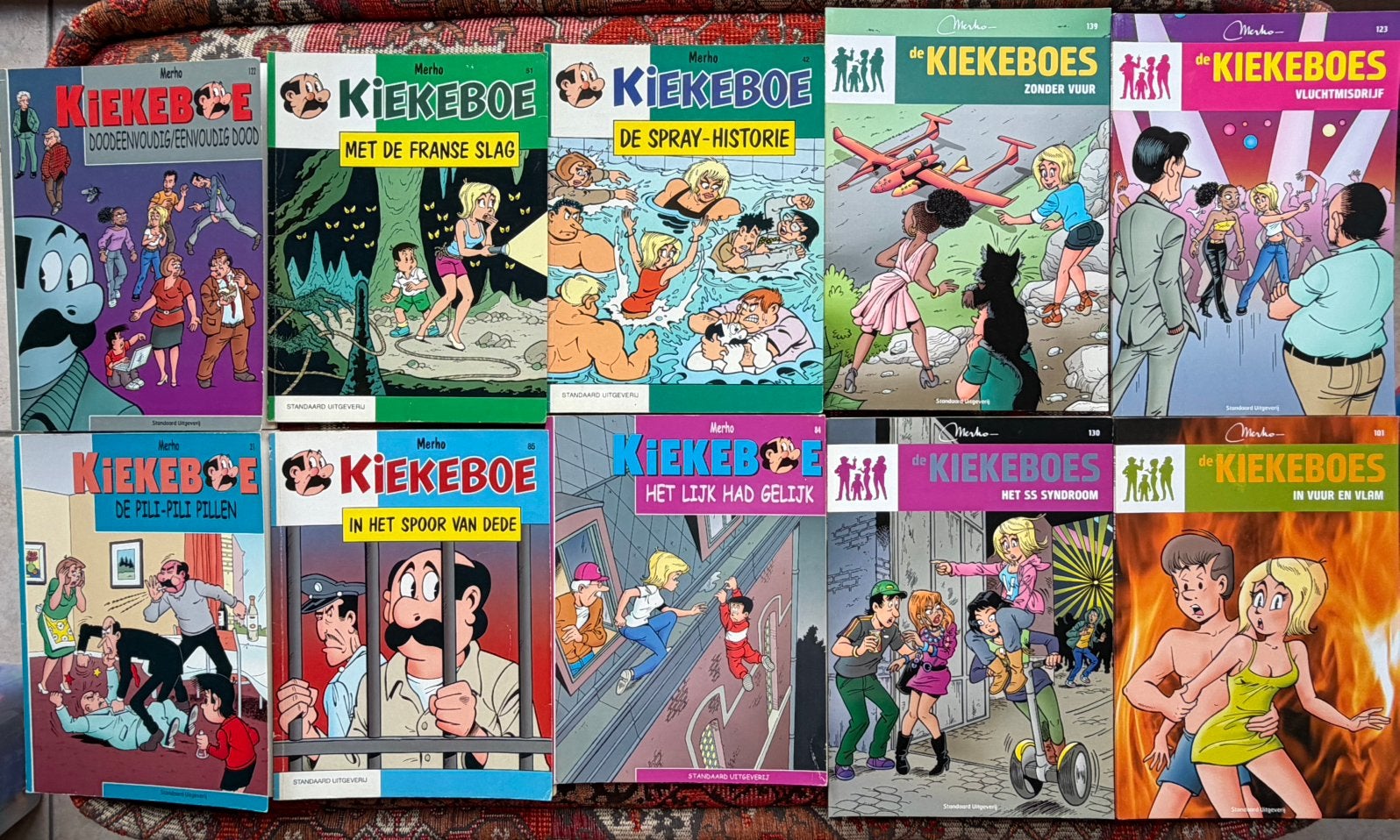 Kiekeboe strips, Boeken, Strips | Comics, Ophalen of Verzenden, Zo goed als nieuw