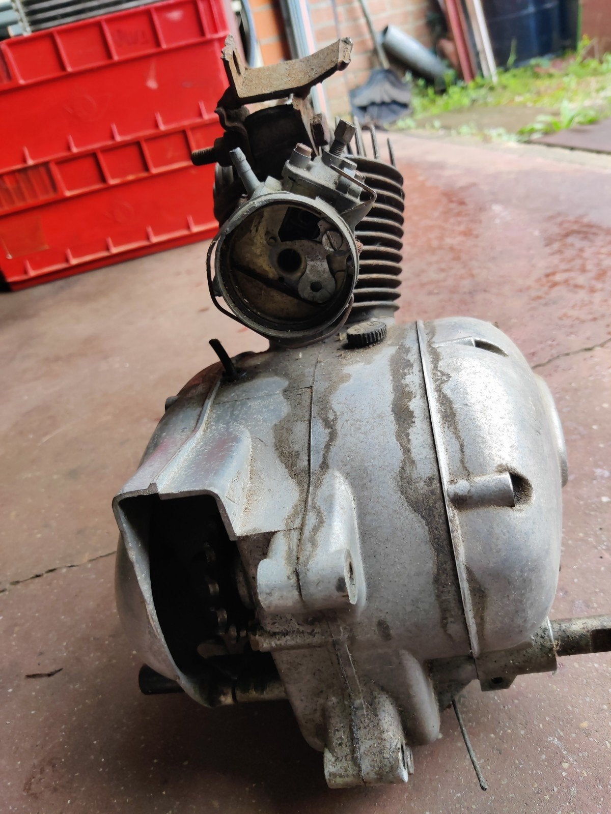 motorblok 50cc CR motor C.Rizzato Padova made in Italy, Fietsen en Brommers, Ophalen