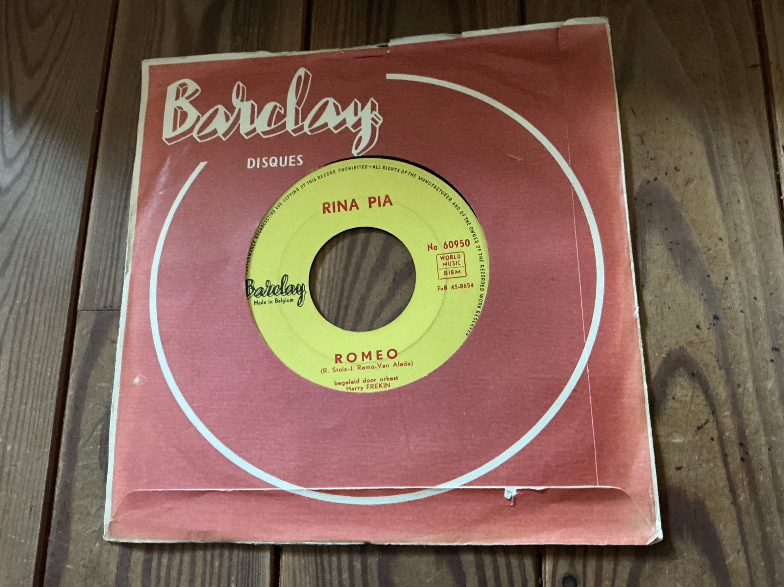 7” Rina Pia - Romeo, Ophalen of Verzenden, Gebruikt