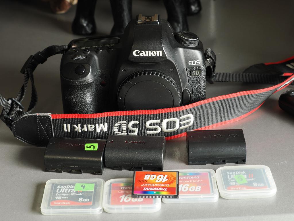 Canon 5D mark II met batterijen, Audio, Tv en Foto, Ophalen of Verzenden, Gebruikt