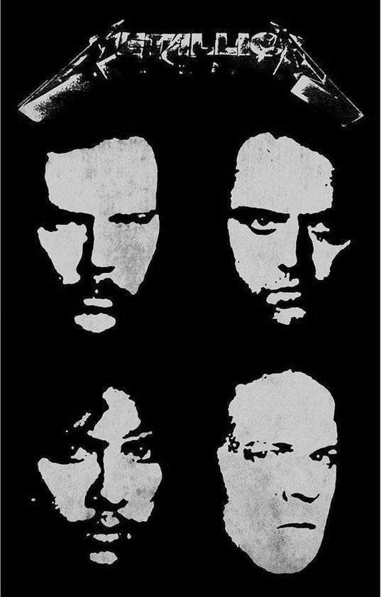 Metallica - Black Album Textielposter officiële merchandise, Enlèvement ou Envoi, Neuf