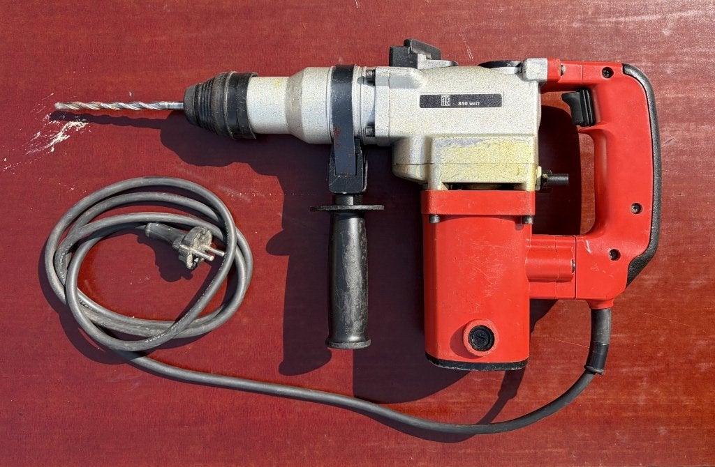 Boorhamer 850W met boren en beitel, Ophalen of Verzenden, Gebruikt, Elektrisch