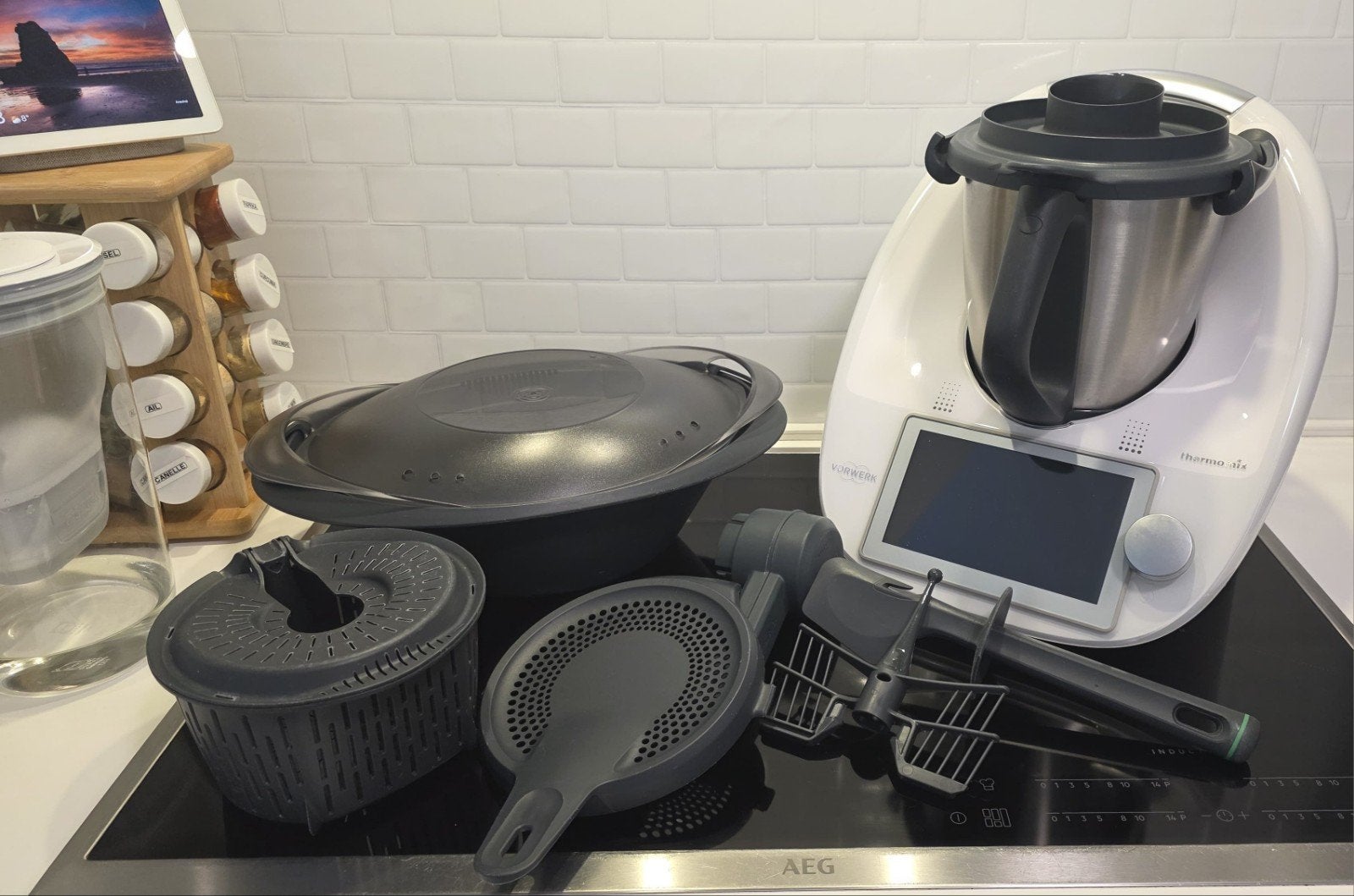 Thermomix TM6 Vorwerk - Uitstekende staat - Compleet met all, Elektronische apparatuur, Ophalen, Gebruikt