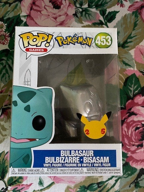 Funko Pop Bulbasaur Silver 453 Pokémon 25e Bulbasaur, Verzamelen, Ophalen, Nieuw, Overige typen
