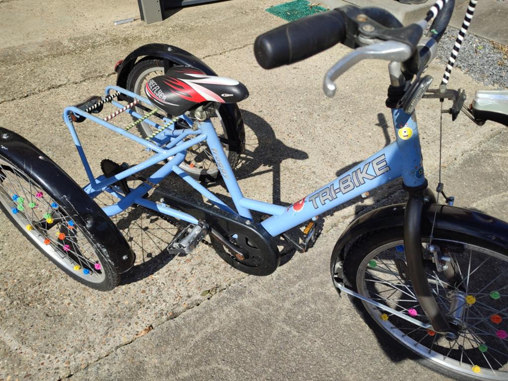 Tricycle pour enfants jusque 10 ans, Enlèvement
