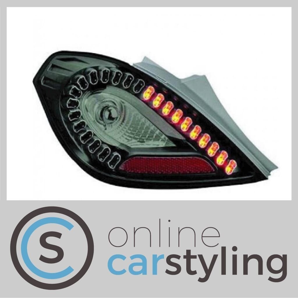 LED Achterlichten Opel Corsa D 3 Deurs Smoke, -, -, Opel, Nieuw