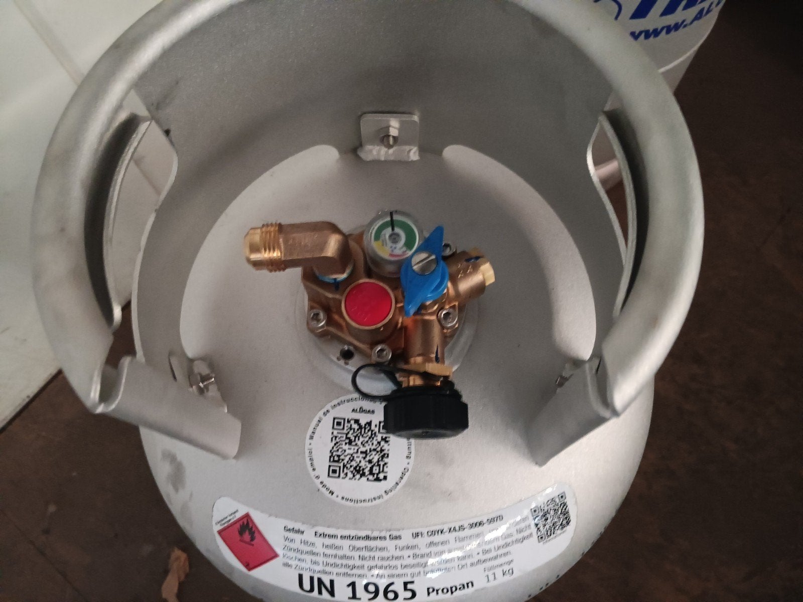 Te koop 2 lichtgewicht aluminium LPG gasflessen van 27 liter, Caravanes & Camping, Camping-car Accessoires, Neuf, Enlèvement