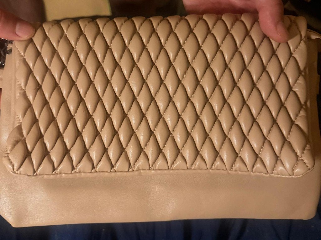 Beige handtas, Enlèvement ou Envoi, Neuf, Beige, Sac à main