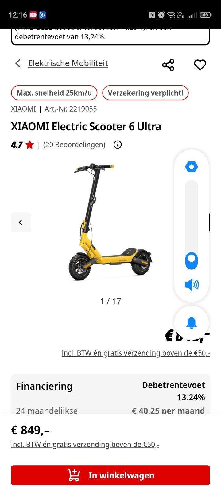 xiaomi step 6, Enlèvement, Comme neuf, Step électrique (E-scooter), Xiaomi