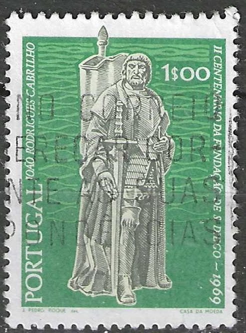 Portugal 1969 - Yvert 1060 - San Diego in Californie (ST), Postzegels en Munten, Postzegels | Europa | Overig, Verzenden, Portugal