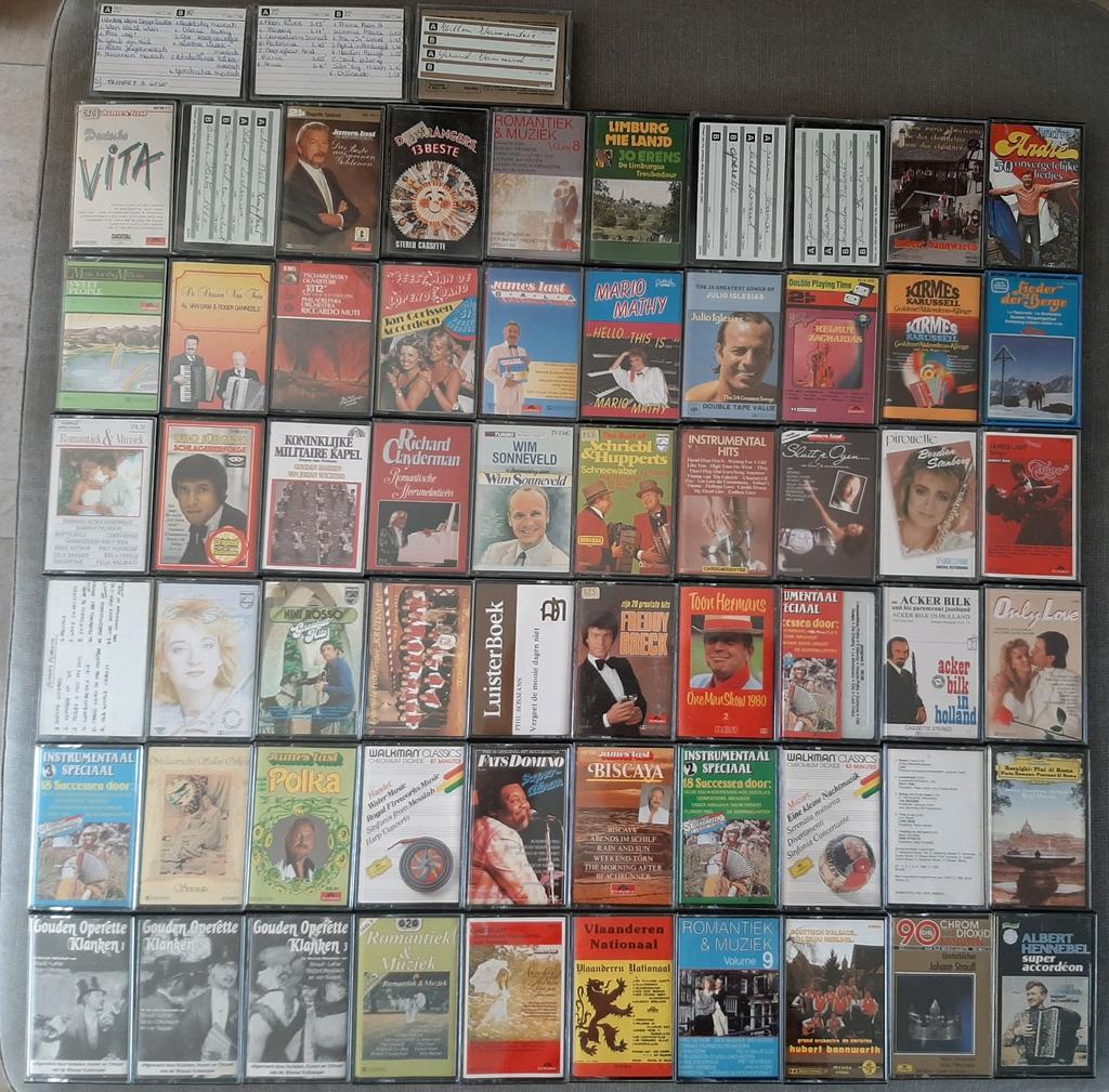 Diverse audiocassettes, Ophalen