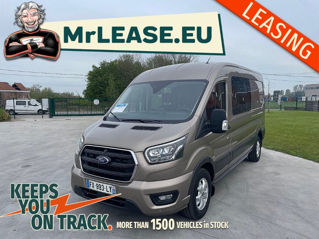 LEASING/RENTING Ford Transit double cabine 5 places 130cv, Autos, Achat, Euro 6, Entreprise, Boîte manuelle