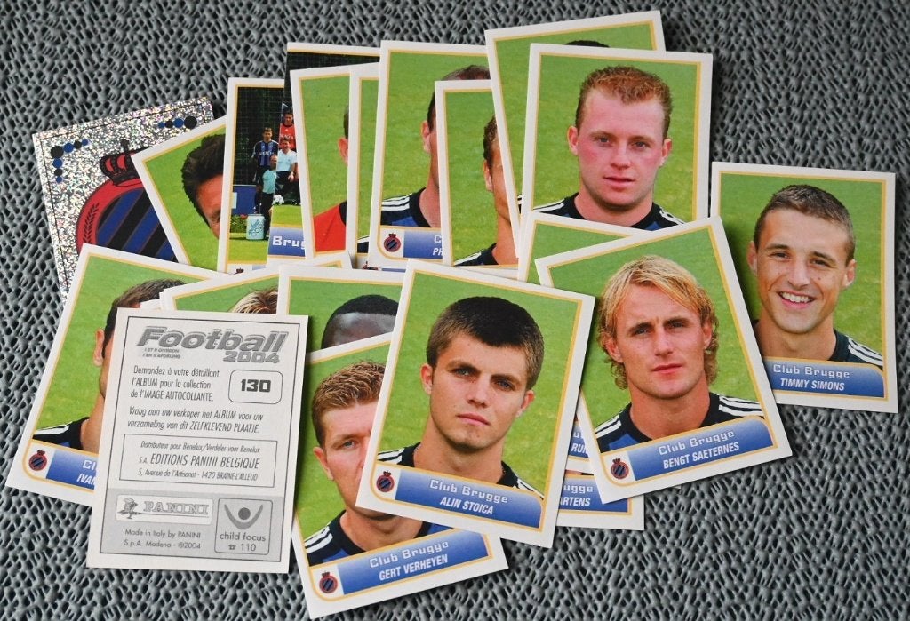 Panini Football 2004 / Club Brugge / Volledige ploeg, Verzenden, Nieuw, Poster, Plaatje of Sticker