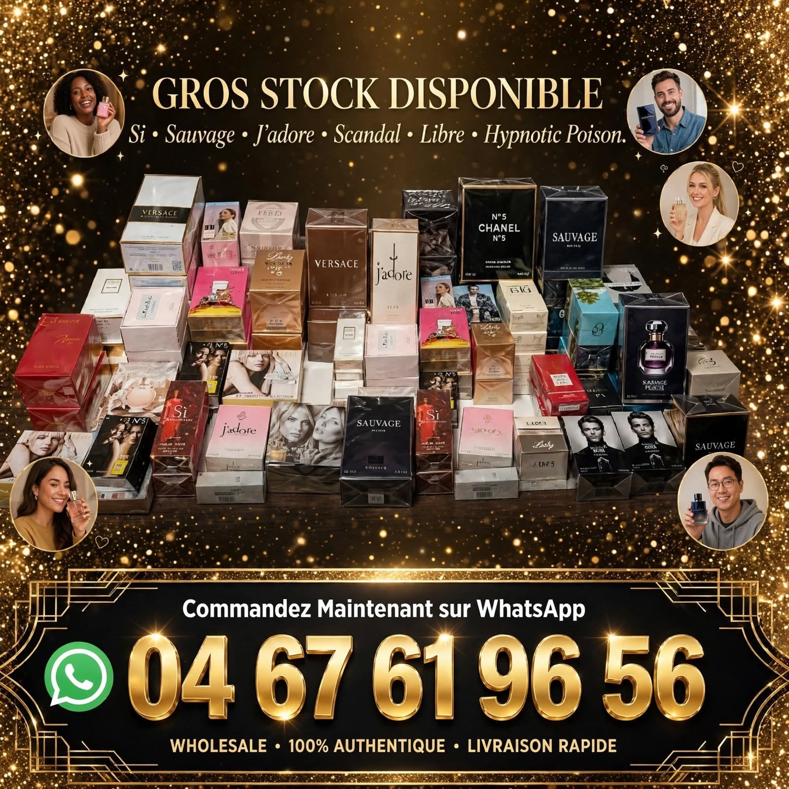 ️GROS STOCK PARFUMS LUXE -70%vente ne gros, Enlèvement