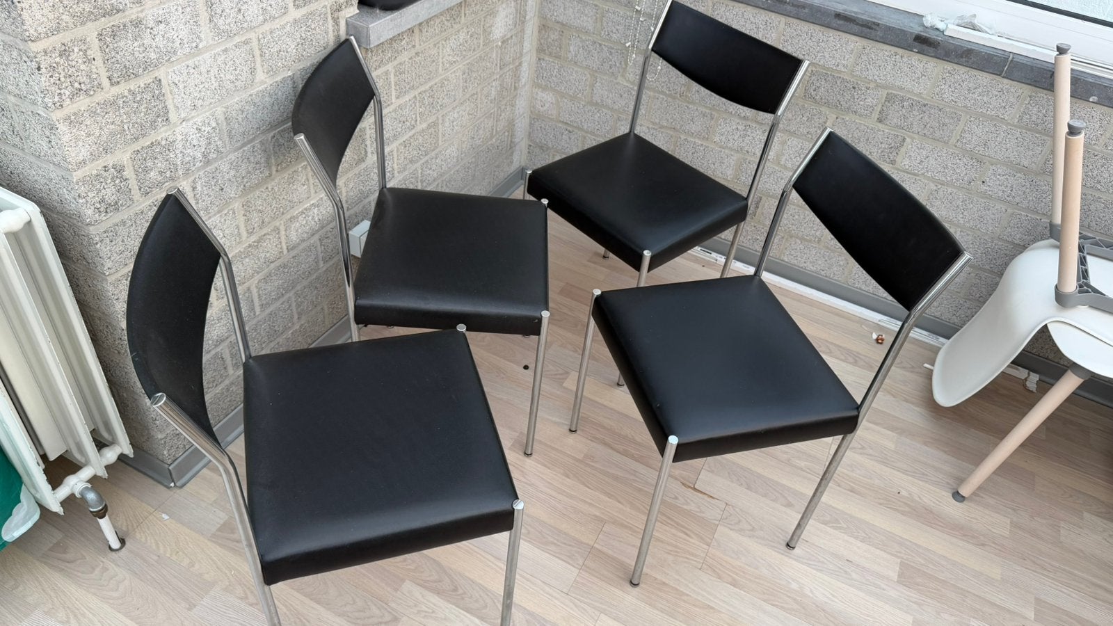 4 Kusch + Co stoelen, Enlèvement, Utilisé, Cuir, Quatre