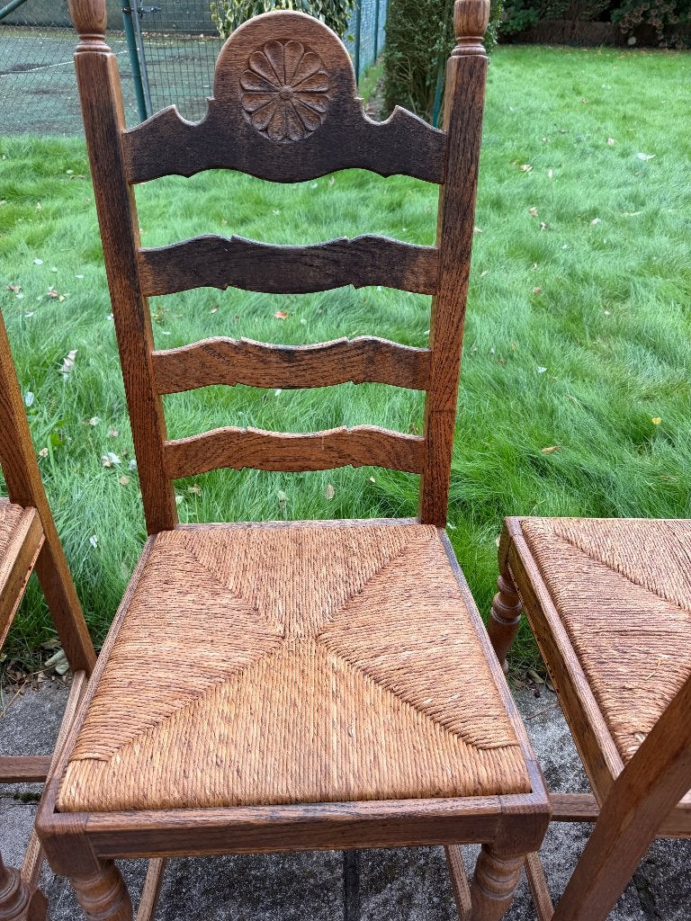 Stoelen, Ophalen, Gebruikt, Bruin, Vijf, Zes of meer stoelen