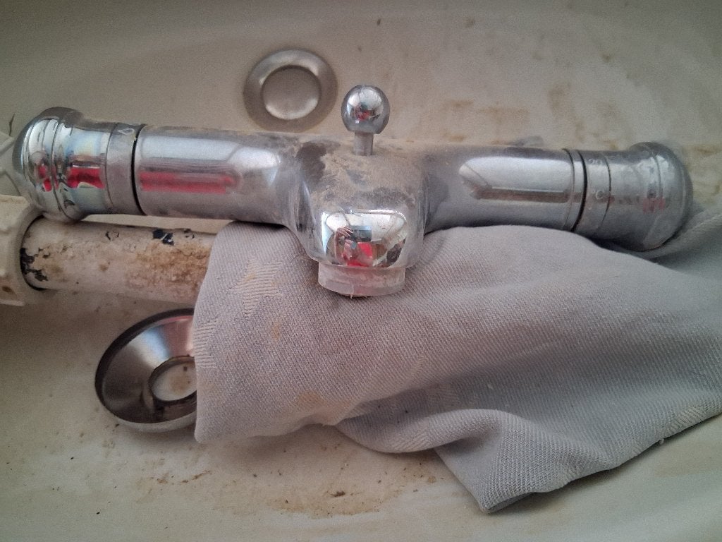 Mitigeur de sdb, Bricolage & Construction, Sanitaire, Enlèvement, Utilisé, Chrome, Baignoire