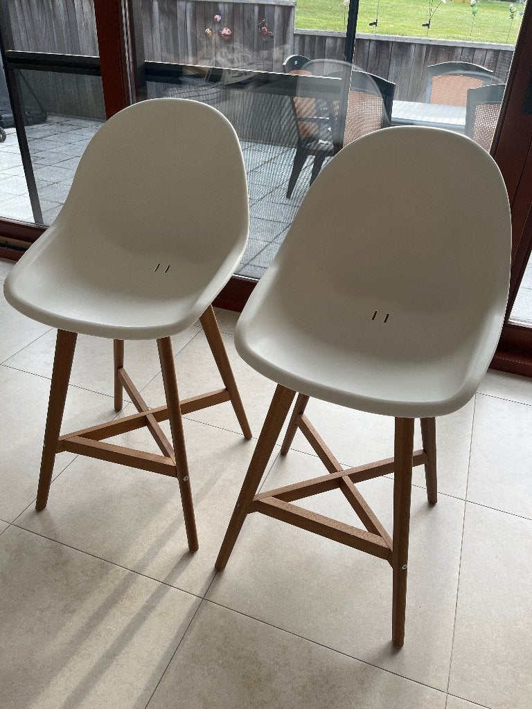 2 IKEA barstoelen, Gebruikt, 90 cm of meer, 2 krukken, Ophalen