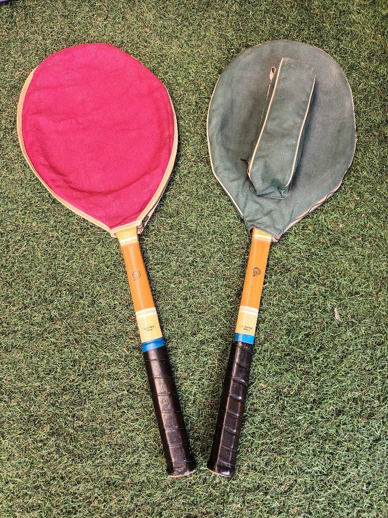 vintage 2x tennis racket donnay, Enlèvement, Utilisé, Raquette, Autres marques