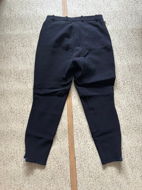 Donkerblauwe rijbroek, Dieren en Toebehoren, Paardrijkleding, Ritssluiting, Gebruikt, L, Veelzijdigheid